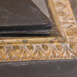 Black fluted wooden column
