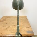 Green Industrial Bakelite Gooseneck Table Lamp, 1960s