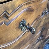 Commode à L’anguille En Noyer, Style Louis XV, Début XIXe