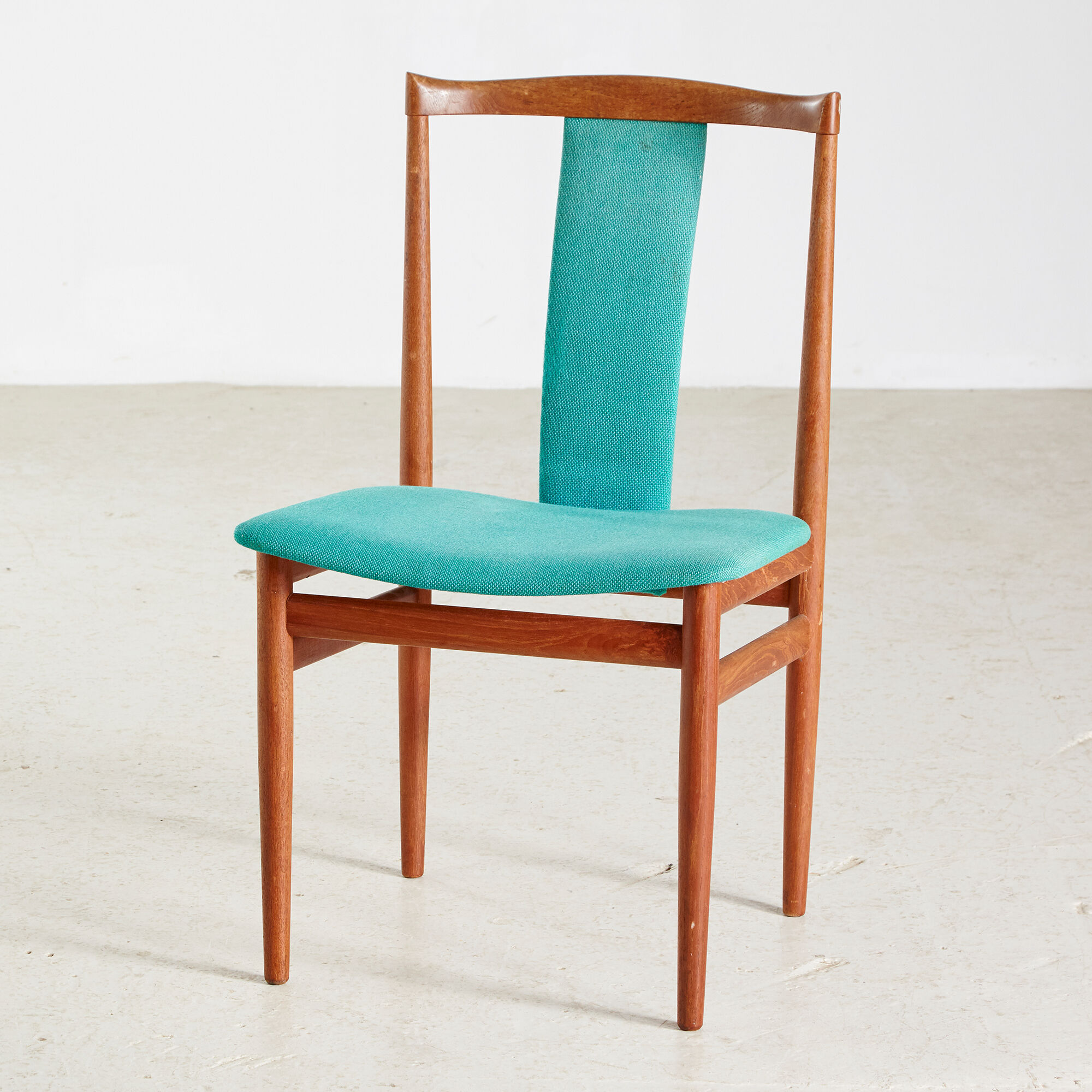 Ensemble de 6 chaises de salle à manger en teck Henning Sørensen pour Danex
