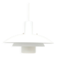 White Scandinavian Form Light lamp, 1970s