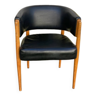 Fauteuil de bureau Scandinave années 1960