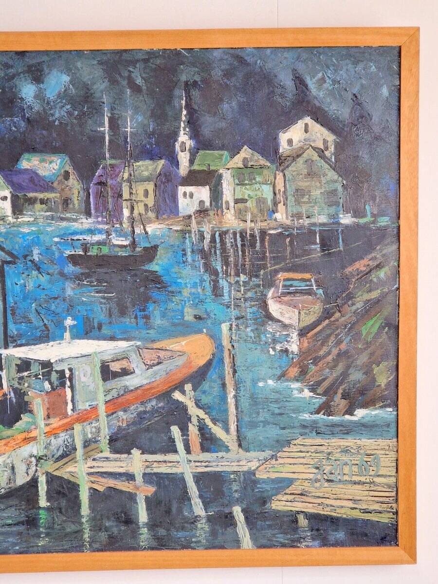 Harbor View, 1969, Acrylic on Canvas