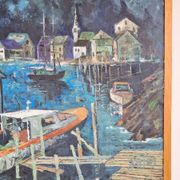 Harbor View, 1969, Acrylic on Canvas