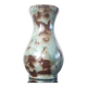 Vase balustre vintage en céramique émaillée
