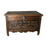 Brutalist chest nineteenth in oak