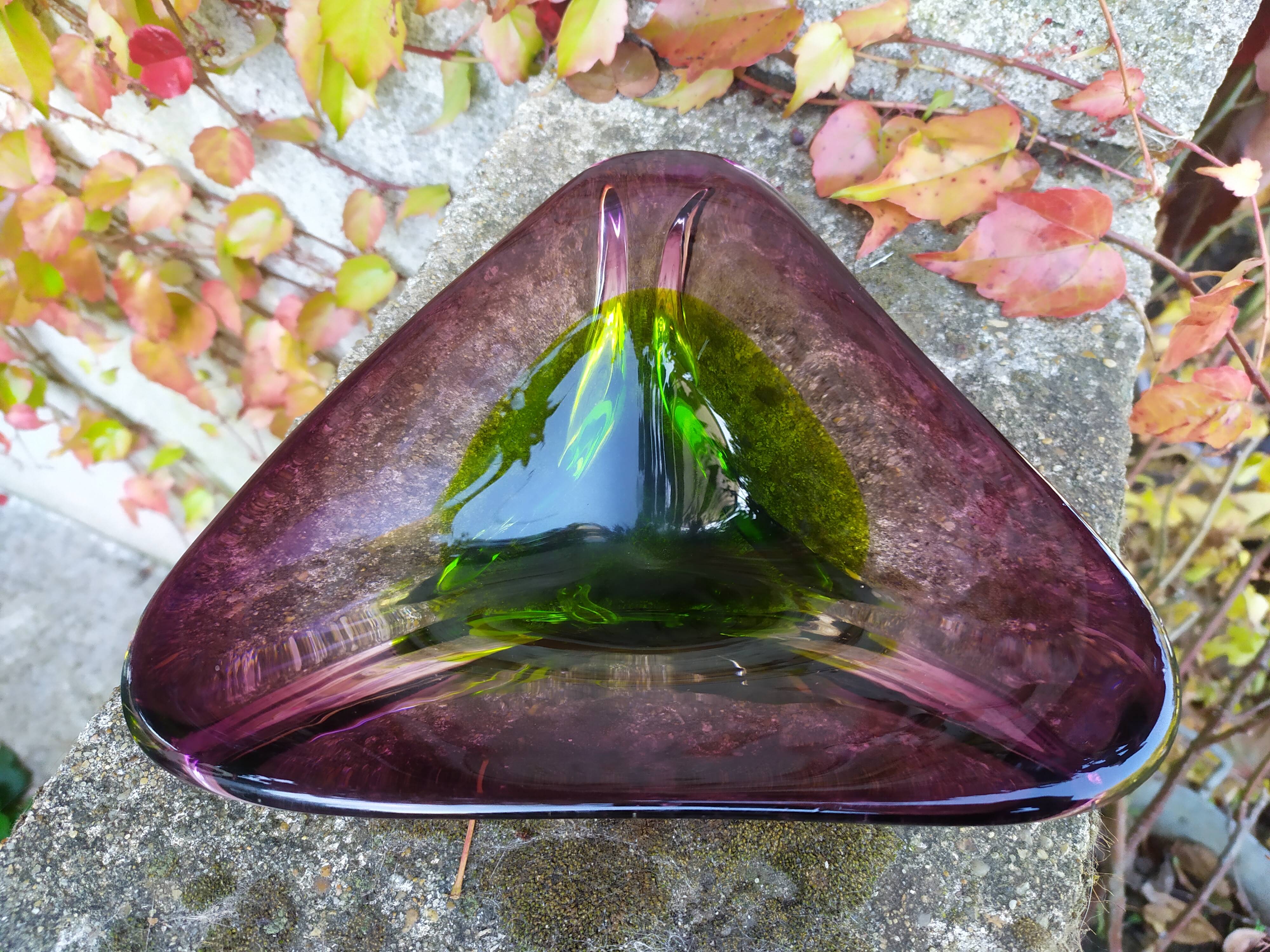 Blown glass cup from the 70s