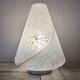 Vintage Murano Swirl Cone Lamp - Original Label - 1970s
