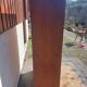Double curtain filing cabinet