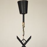 Metal and opaline suspension