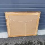 Gilded carved wooden mirror