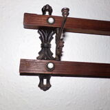Wall coat rack hooks art deco 1930