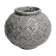 Vase boule art déco en fonte émaillée 1930