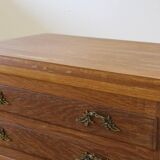 Vintage Danish 1967 Highboy 6 Drawer Dresser in Oak