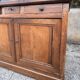 Two-body oak sideboard, circa 1890 — antique glasses and assembly