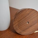 Scandinavian lamp Philips opaline teak