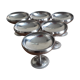 Set of 6 stainless steel ice cups letang remy 70s