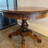 Antique gueridon GM with central leg