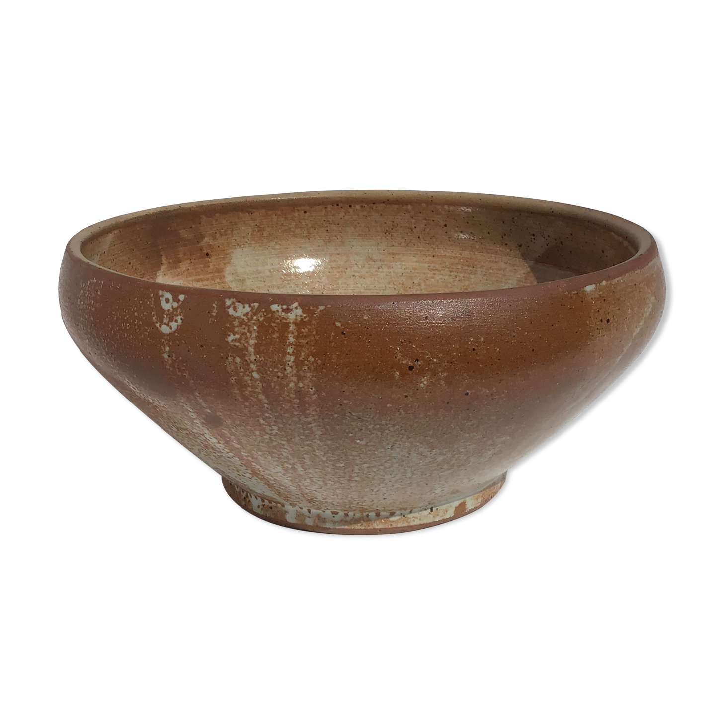 Artisanal speckled sandstone bowl diameter 27cm