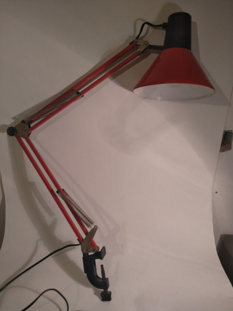 Red architects lamp