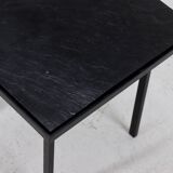 Minimalist Steel and Slate Side or Coffee Table 1960s