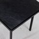 Table d'appoint ou table basse minimaliste en acier et ardoise des années 1960