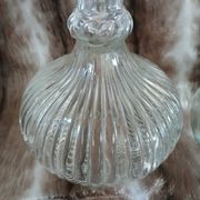 2 antique carafes
