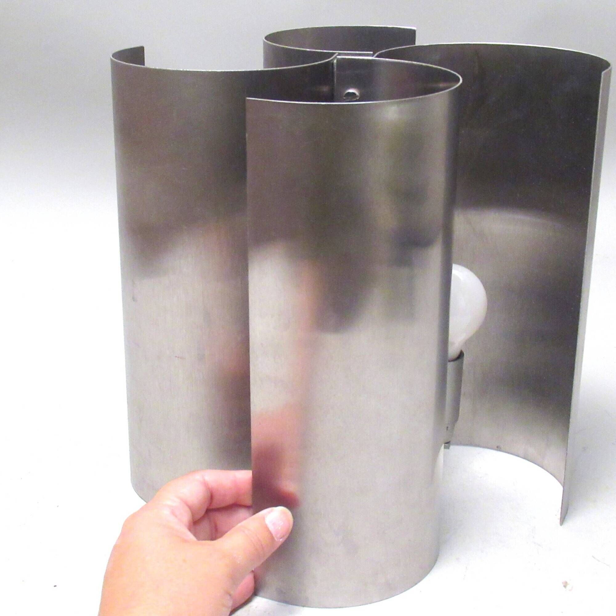 Steel turbine lamp circa 1970