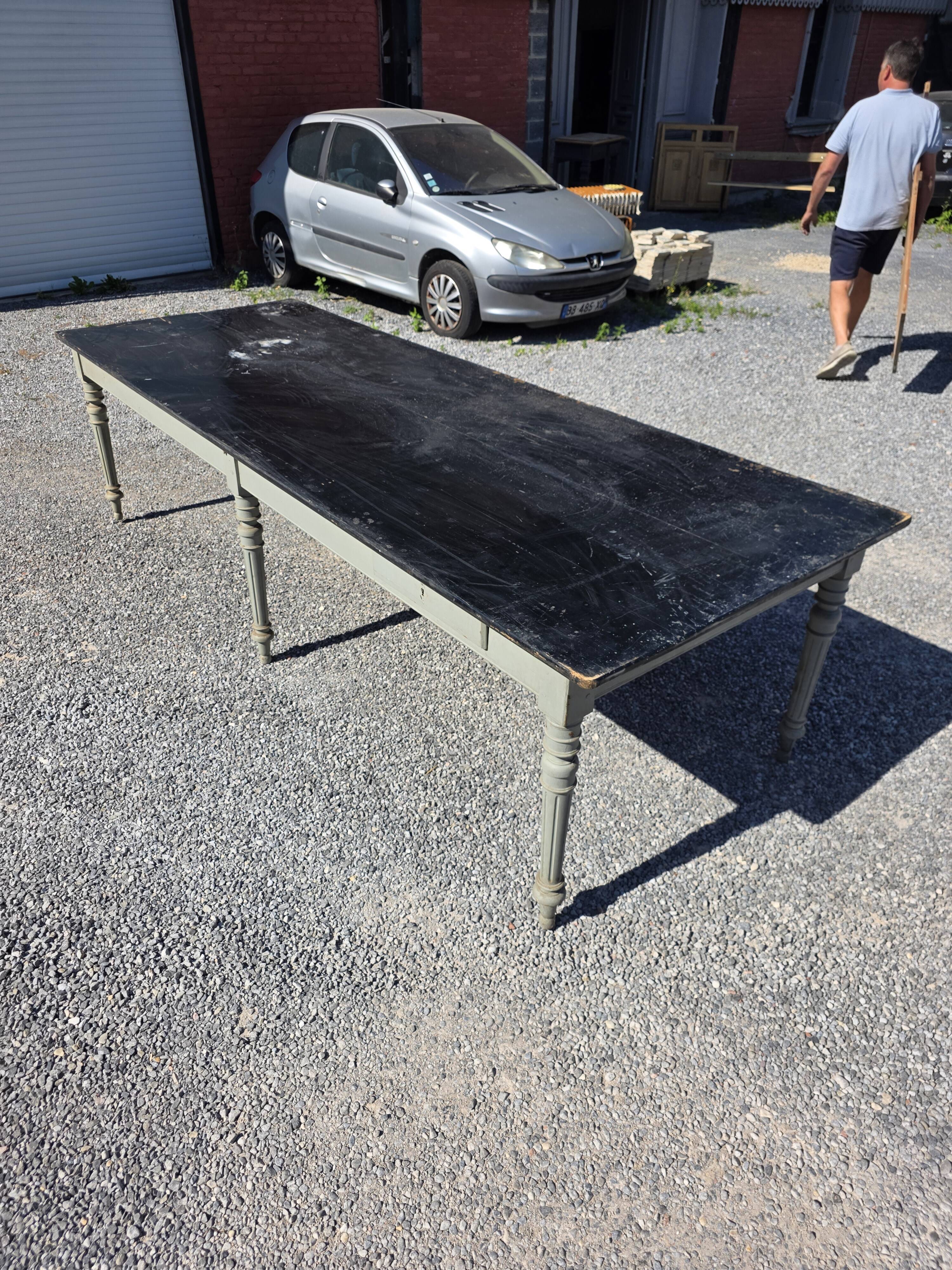 Old farmhouse table, 300 × 108cm