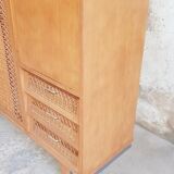 Rattan cabinet cabinet