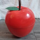 Vintage Red Apple Ice Bucket