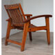 Vintage wooden armchair 1950