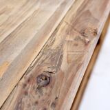 Solid wood console shelf in country style