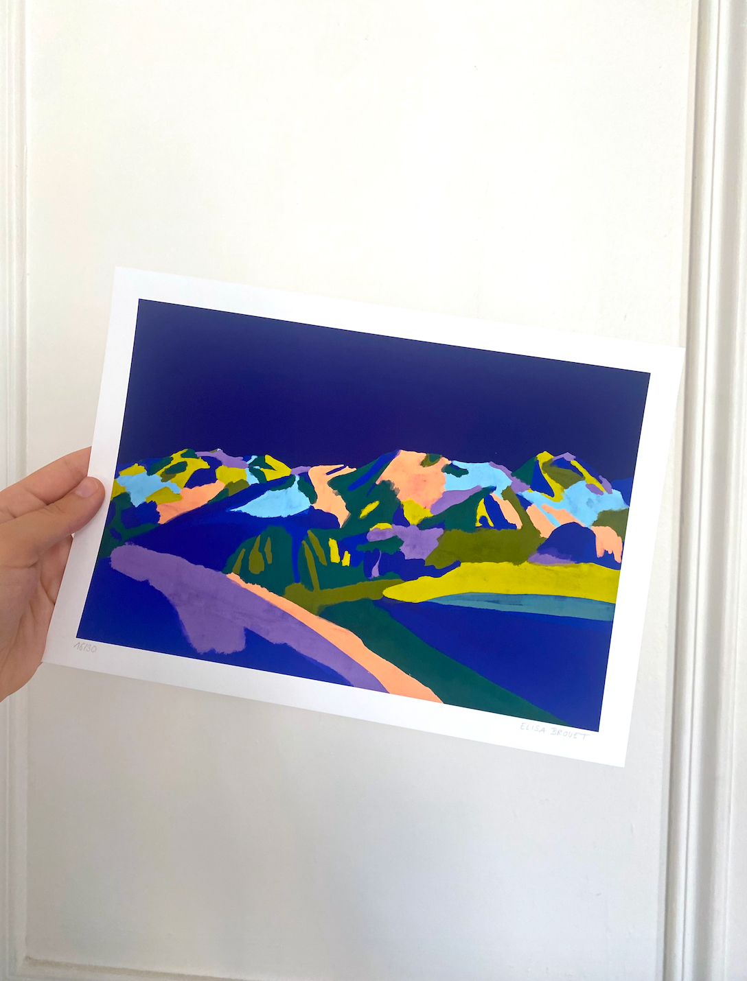 La plagne - limited edition art print (a3)