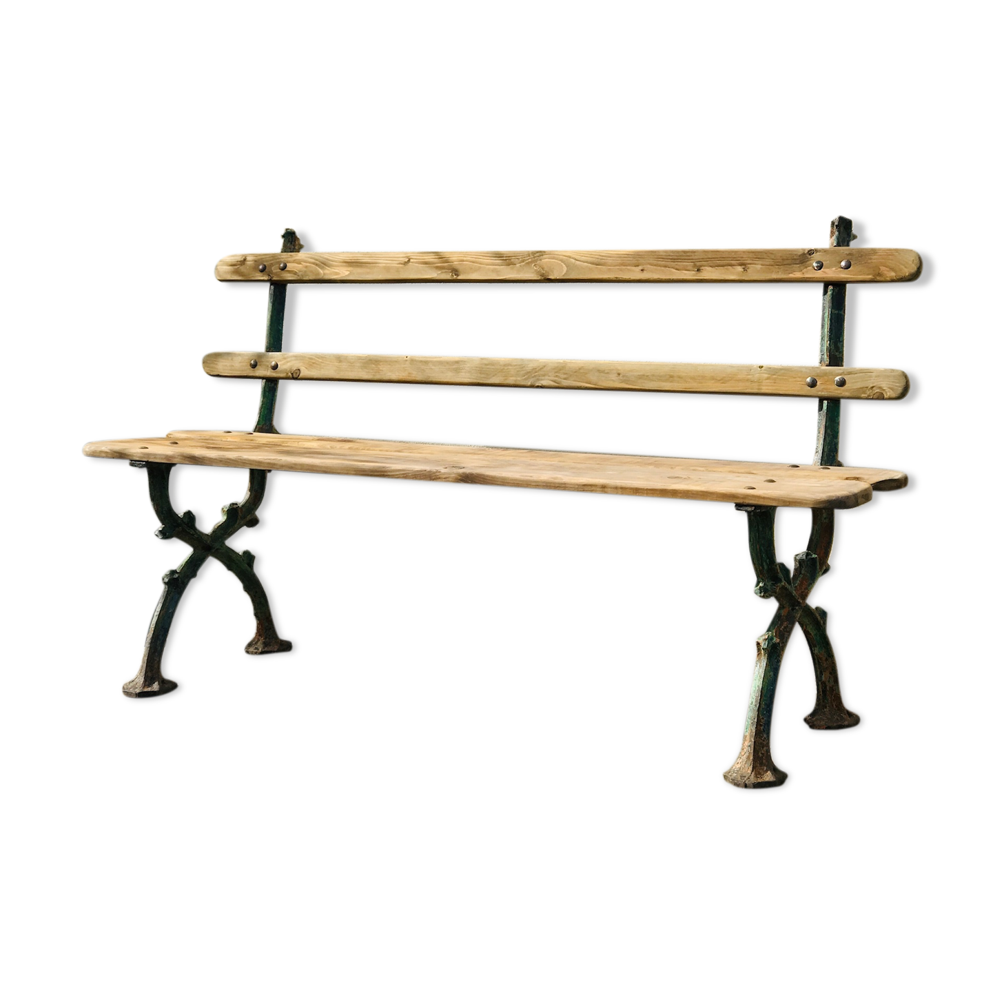 Old great Square bench