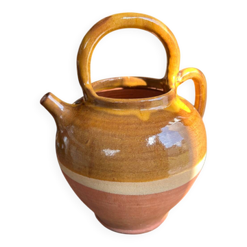 Yellow glazed jug