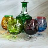 Coloured crystal service