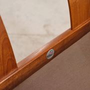 Three-seater sofa model 118 in teak by Grete Jalk, Denmark, 1950s.