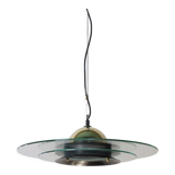 Glass and metal suspension lamp edition Massive Belgium