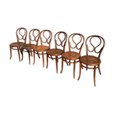 Suite de 6 chaises Thonet cannées numéro 20