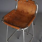 Dal Vera 'Les Arcs' barstools handpicked by Charlotte Perriand. Set of 4