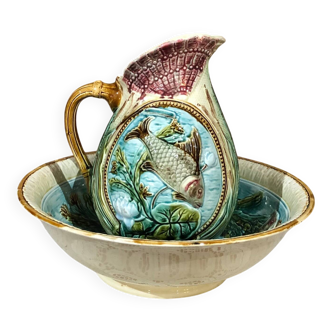 Majolica toilet set Onnaing