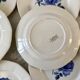 Set of 7 flat plates Digoin Sarreguemines 40s