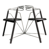 A pair of 'Post Modern' 1980's desk chairs/side chairs.