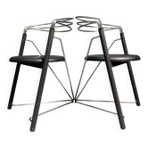 Une paire de chaises de bureau/chaises d'appoint « Post Modern » des années 1980.