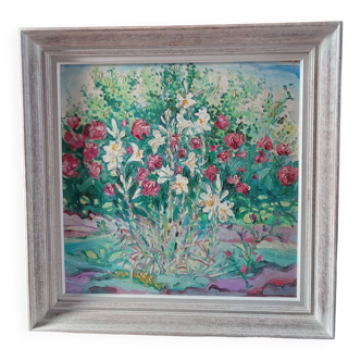 Painting signed Abel Guillot