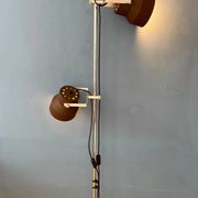 Mid-century Space Age brown Anvia floor lamp