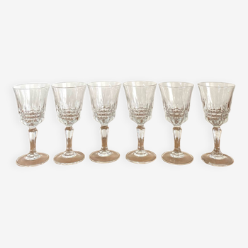 White wine glasses - vintage - Luminarc - "Empereur" model - Very good condition