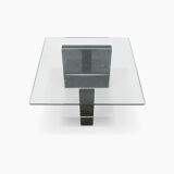 Italian marble and glass coffee table Ca.1970