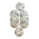 8 assiettes en porcelaine fleurie, fin XIXeme